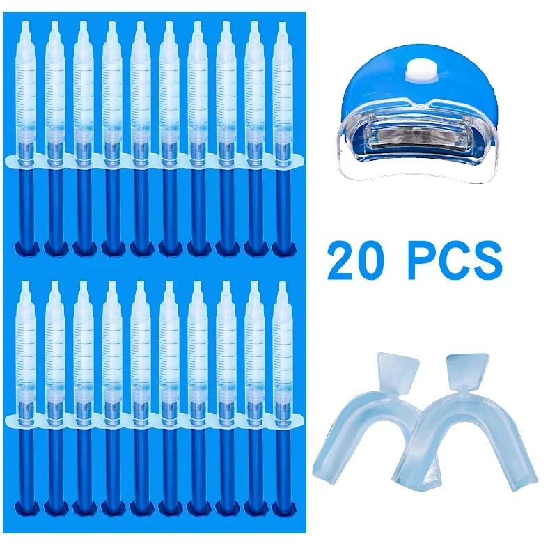Home Teeth Whitening Kit – 44% Peroxide Gel with Dental Brush