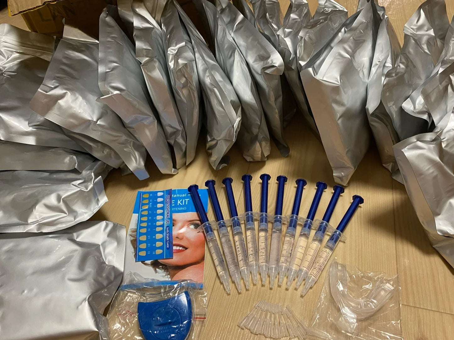 Home Teeth Whitening Kit – 44% Peroxide Gel with Dental Brush