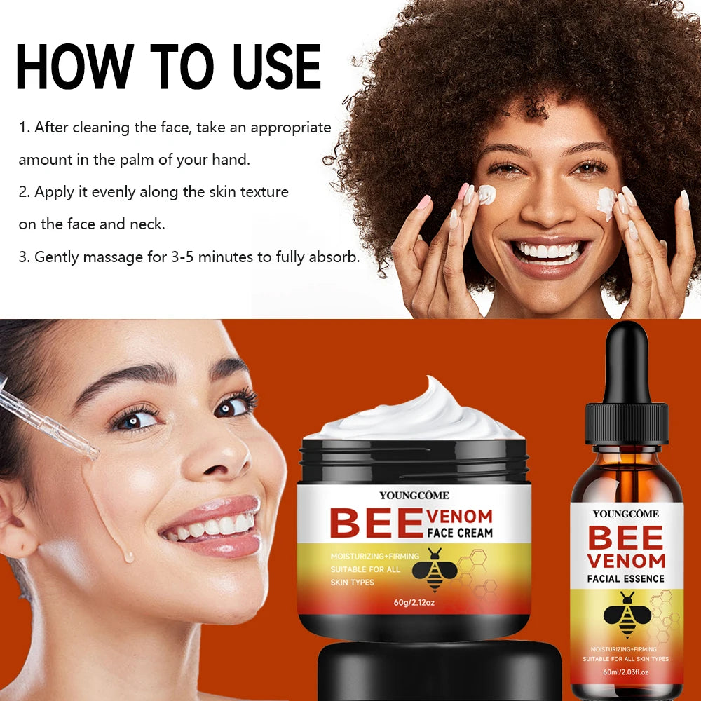 Pro Anti-Aging Duo – Bee Venom Retinol Cream & Collagen Serum