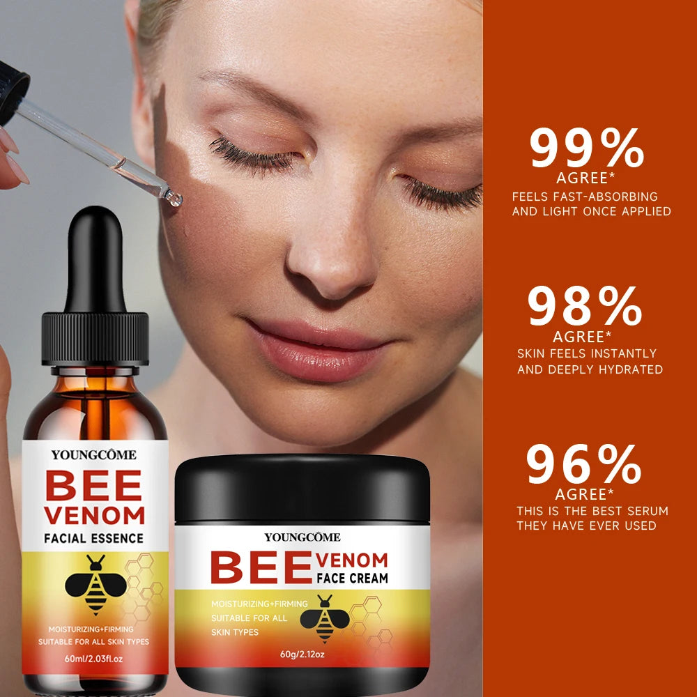 Pro Anti-Aging Duo – Bee Venom Retinol Cream & Collagen Serum