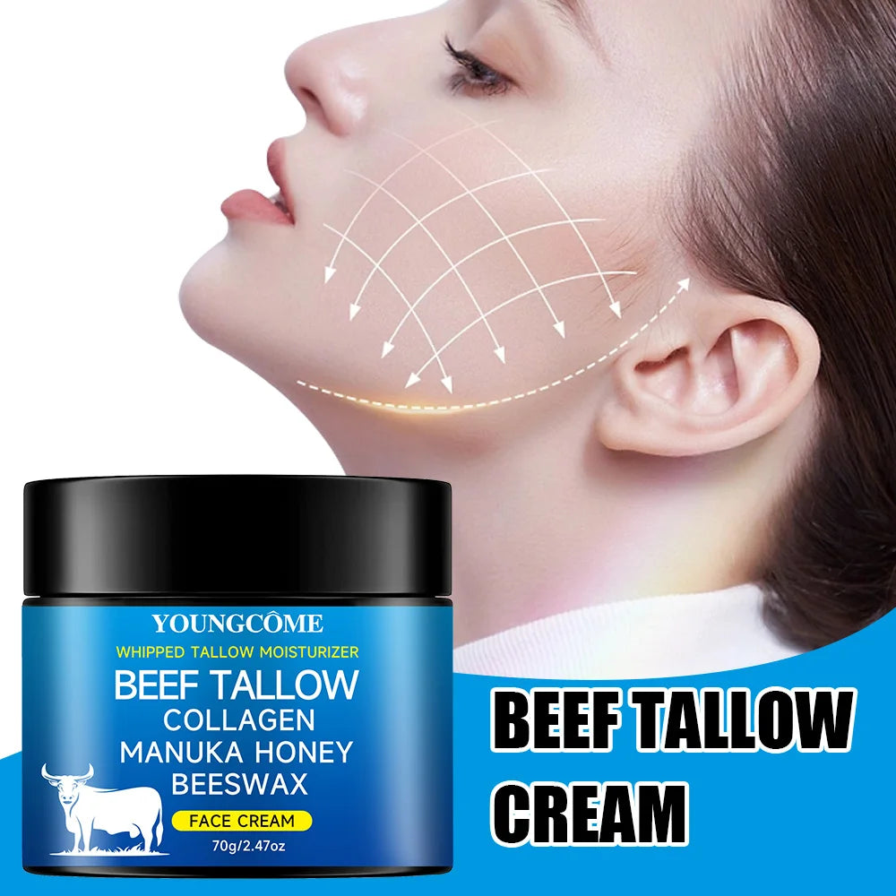 Tallow face cream raw Honayolive oil Anti Aging Face Cream