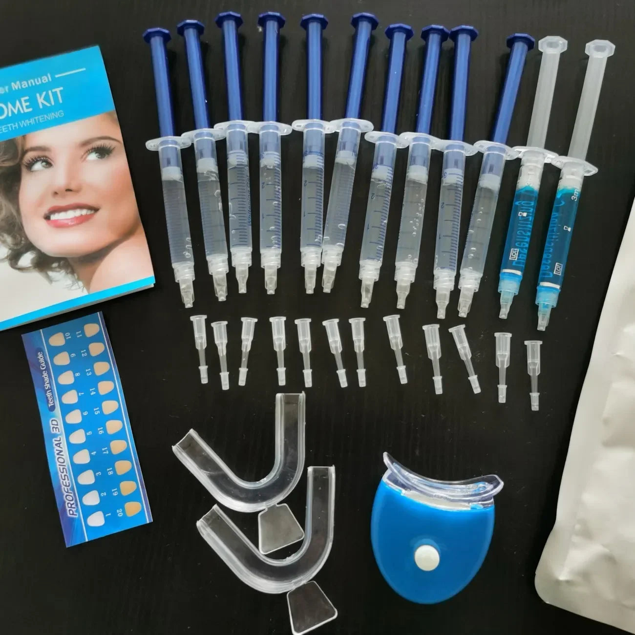 Home Teeth Whitening Kit – 44% Peroxide Gel with Dental Brush