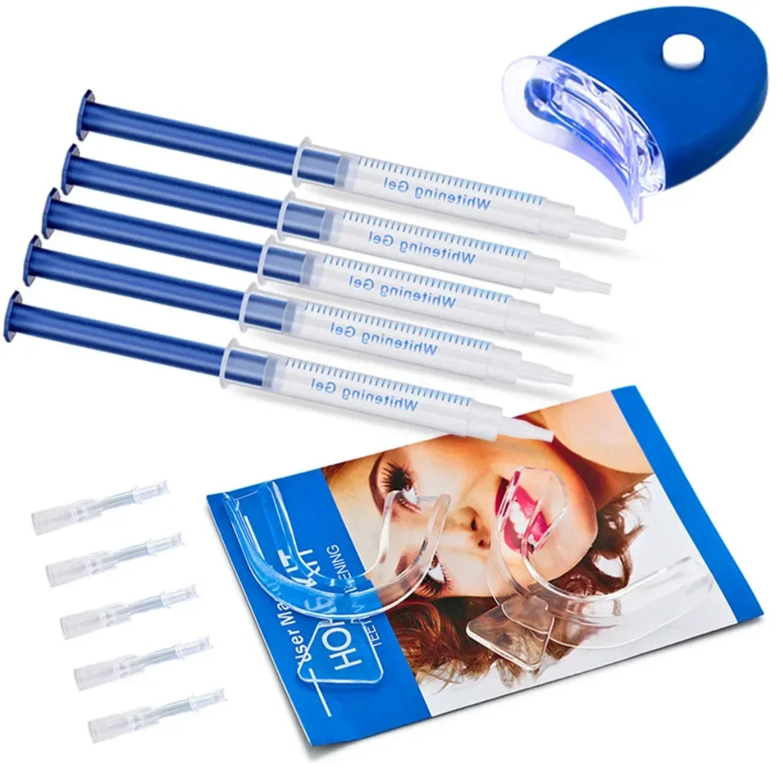 Home Teeth Whitening Kit – 44% Peroxide Gel with Dental Brush