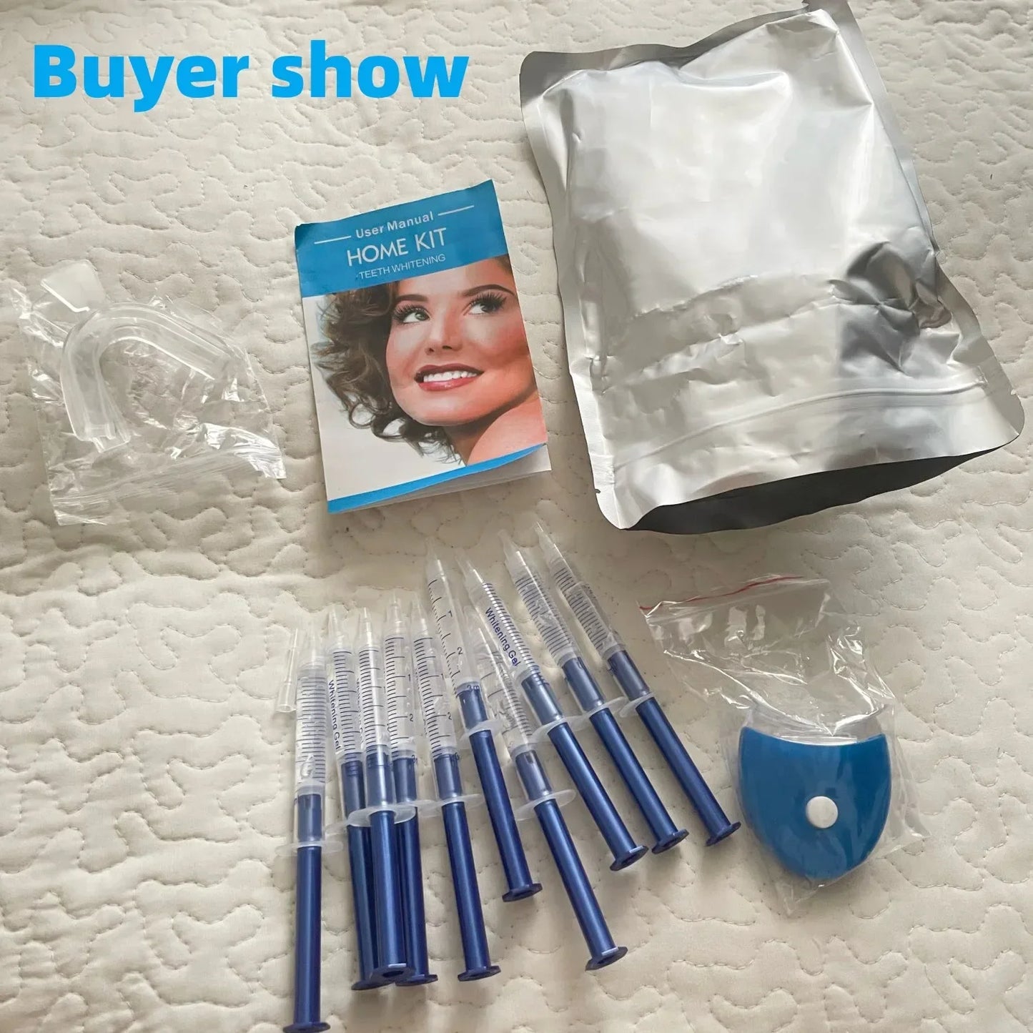 Home Teeth Whitening Kit – 44% Peroxide Gel with Dental Brush