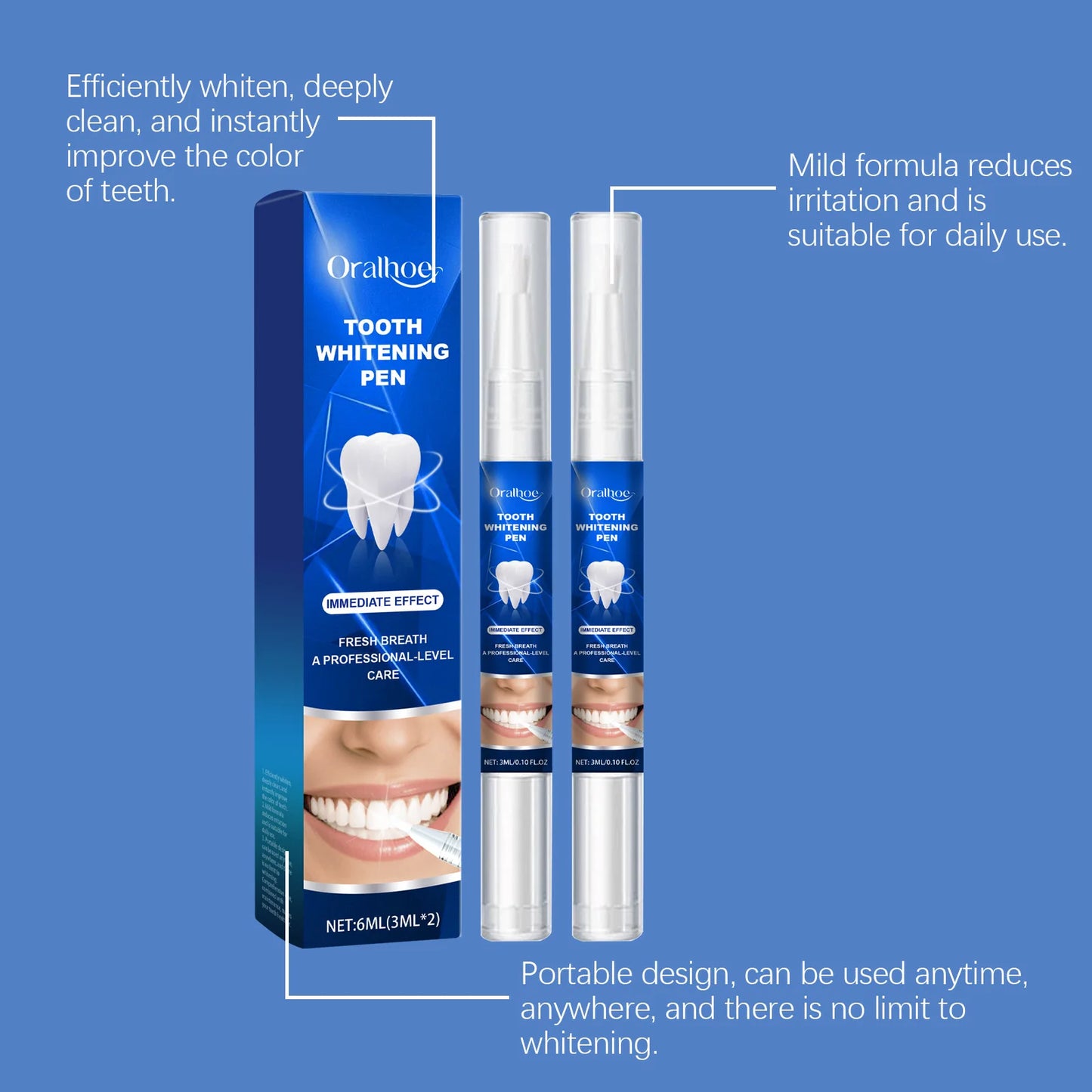 Teeth Whitening Pen 3ml x 2