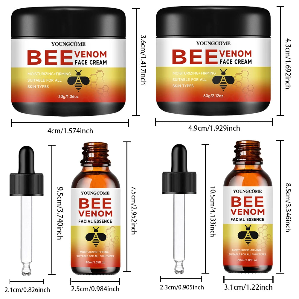 Pro Anti-Aging Duo – Bee Venom Retinol Cream & Collagen Serum